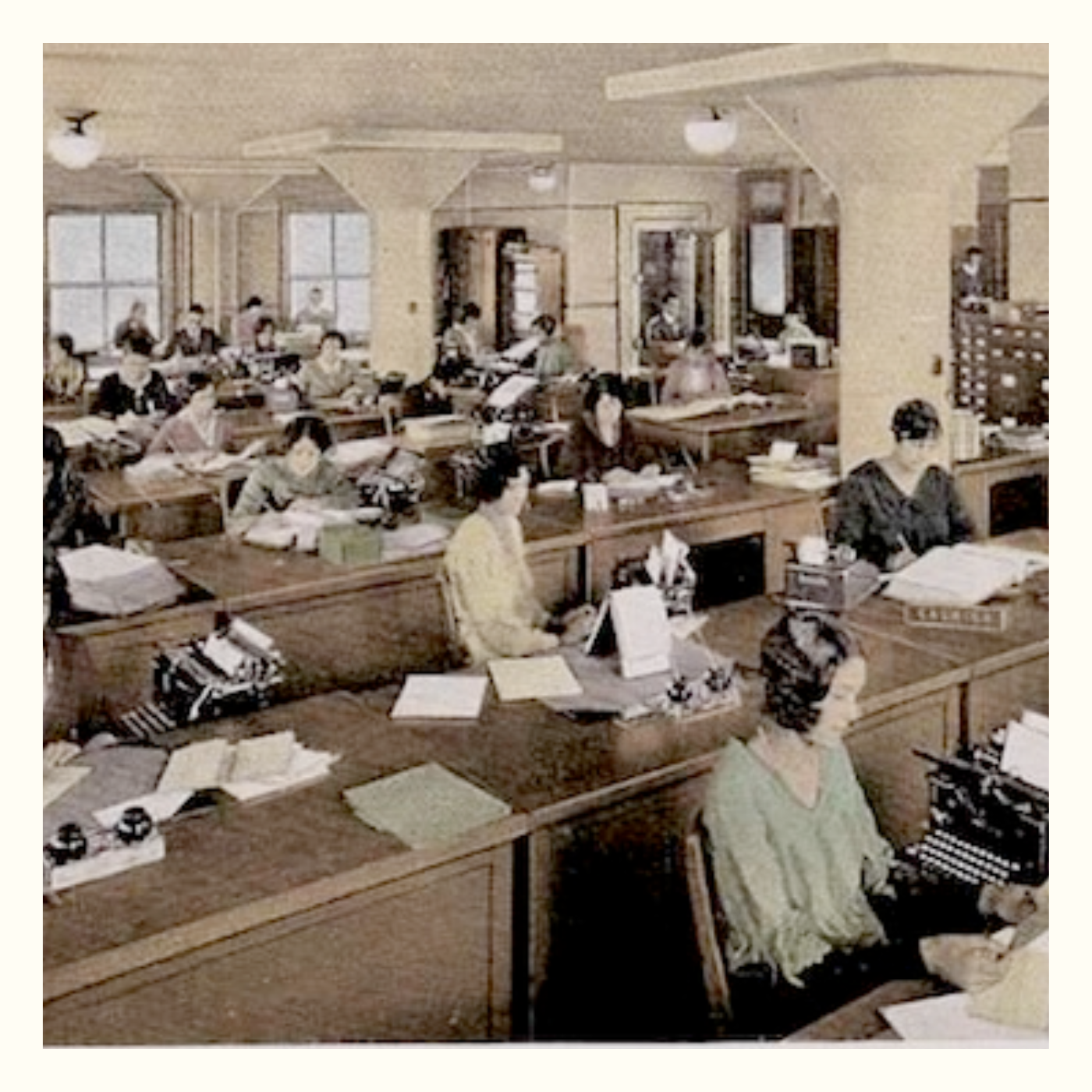 1920s office
