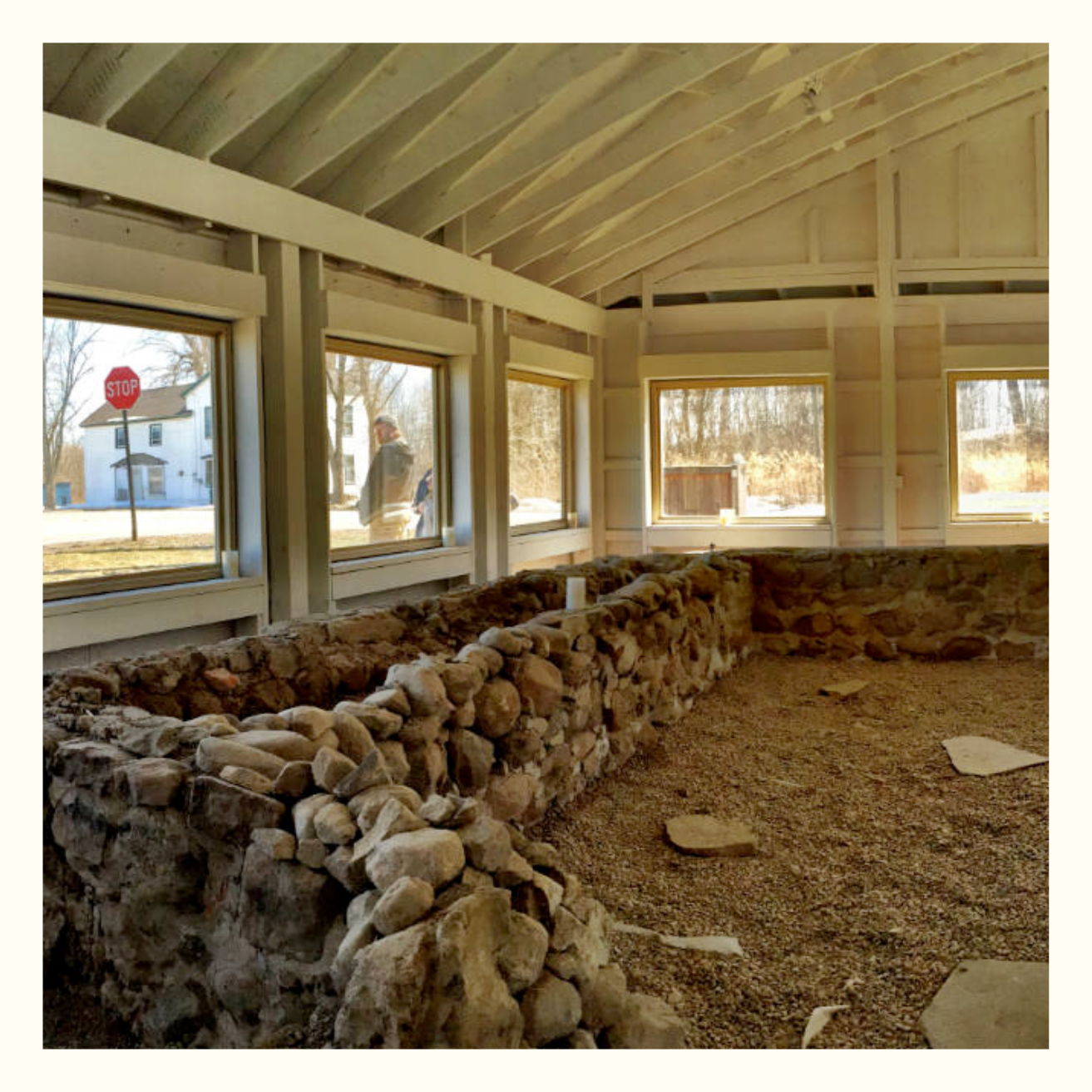 Original Fox home foundation “enclosure”