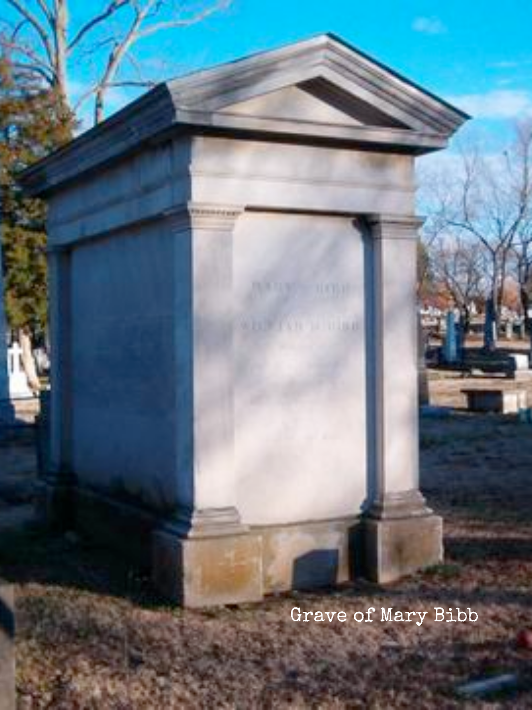 Grave of Mary Bibb