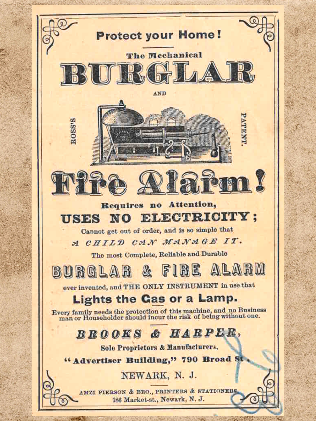 Protecting Buildings: A Late 19th Century Alarm System
