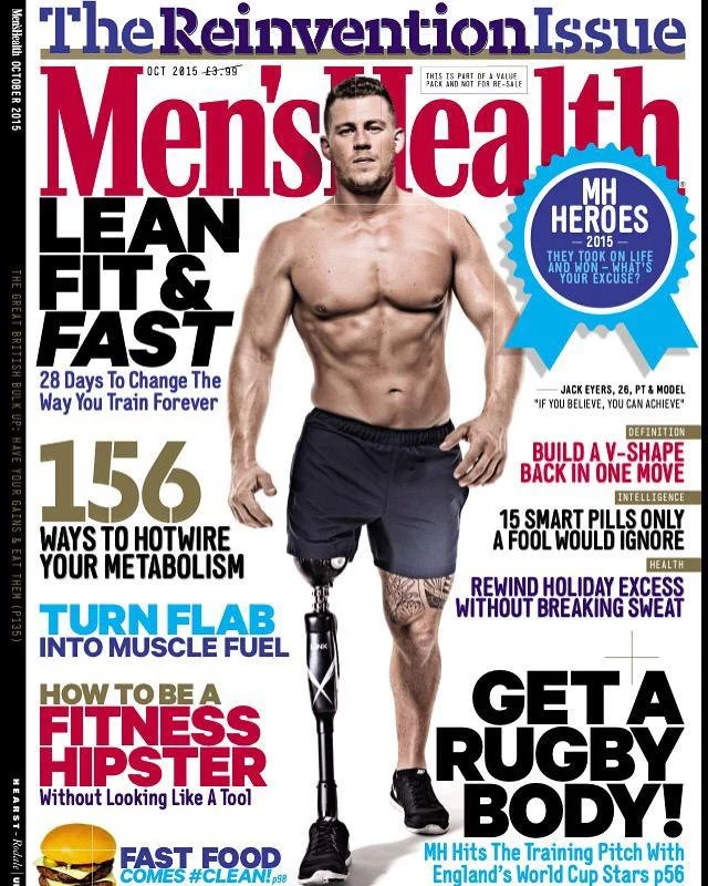 Jack Eyers - Men's Health Magazine Cover - Oct 2015
