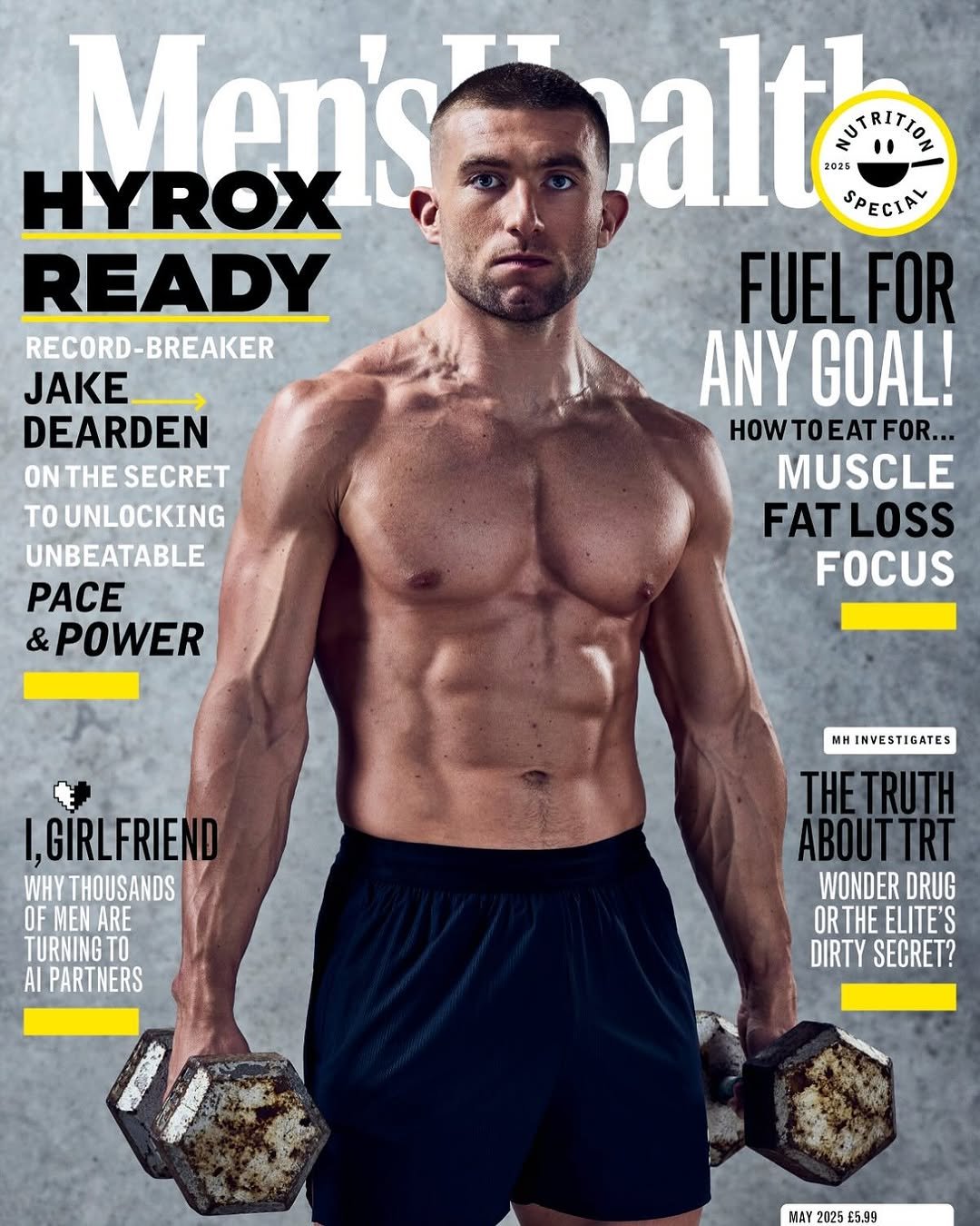  Jake Dearden - Men's Health Cover - May 2025