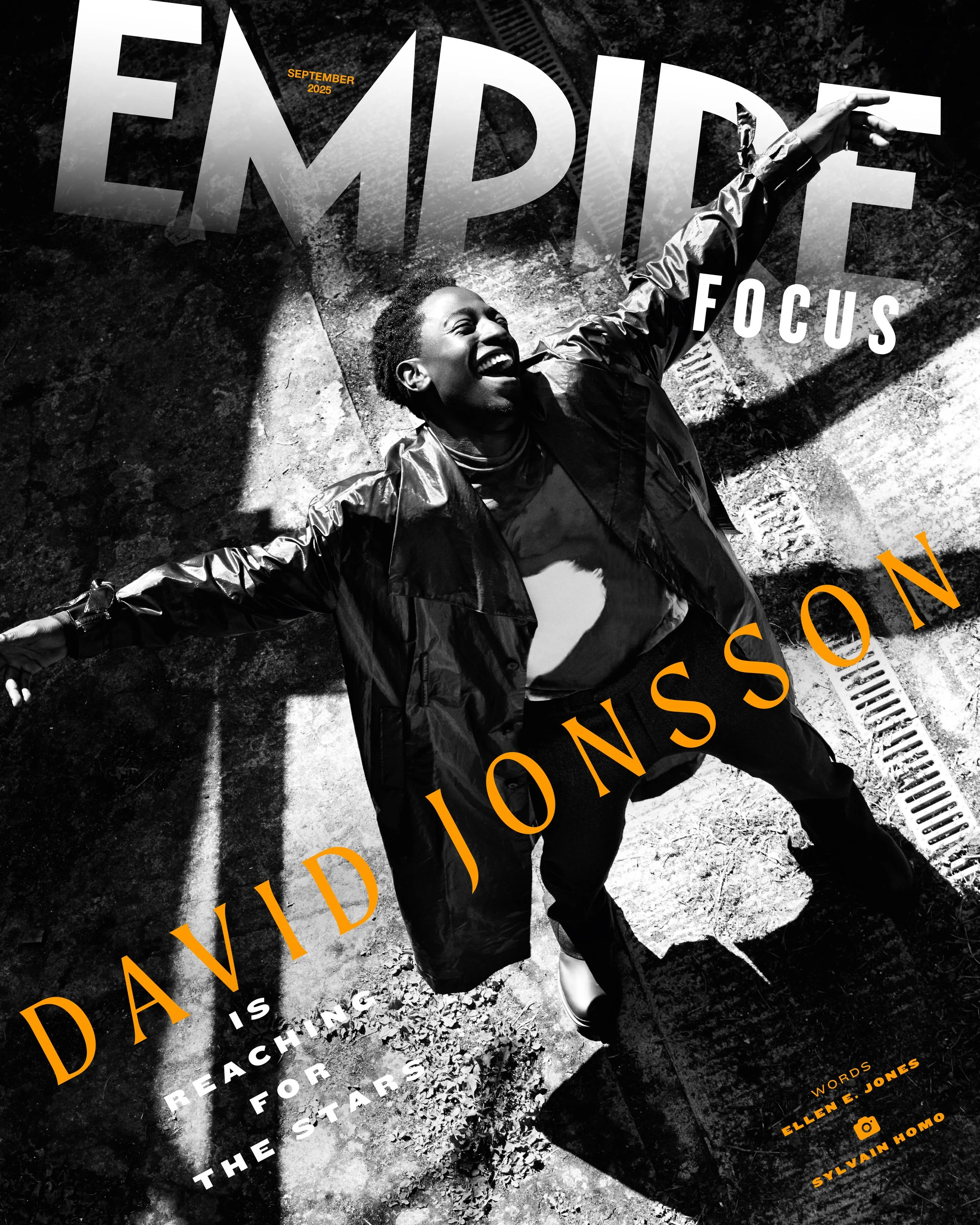 David Jonsson for Empire Magazine - Photography by Sylvain Homo - Styled by Abena Ofei