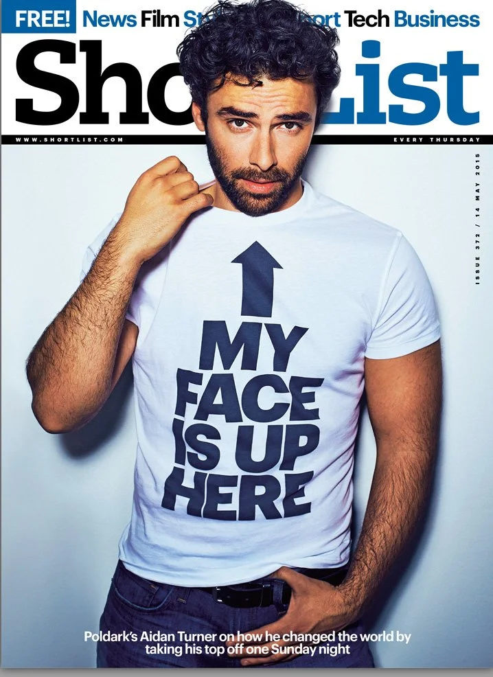Aidan Turner - Shortlist Magazine 372  Cover - 2015