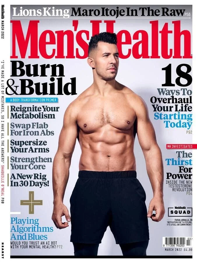 Faisal Abdalla - Men's Health Cover - March 2022