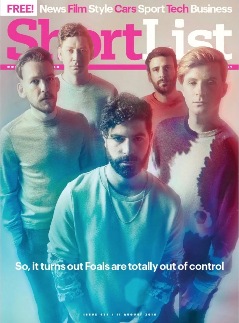 Foals - Shortlist Magazine 434 - 2016