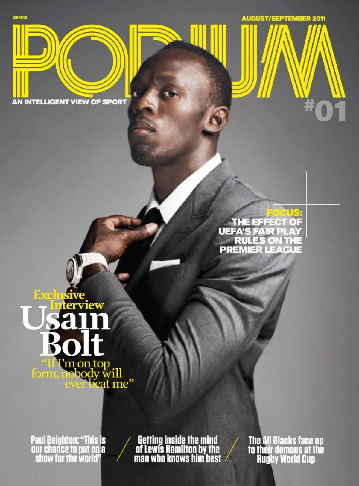 Usain Bolt - Podium Magazine Cover - 2011