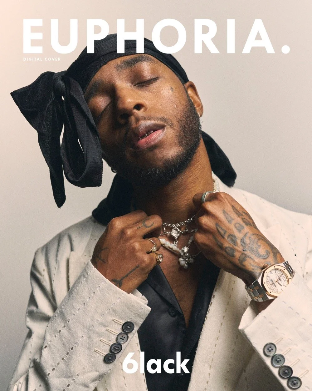 6lack - Euphoria Magazine Cover - 2023