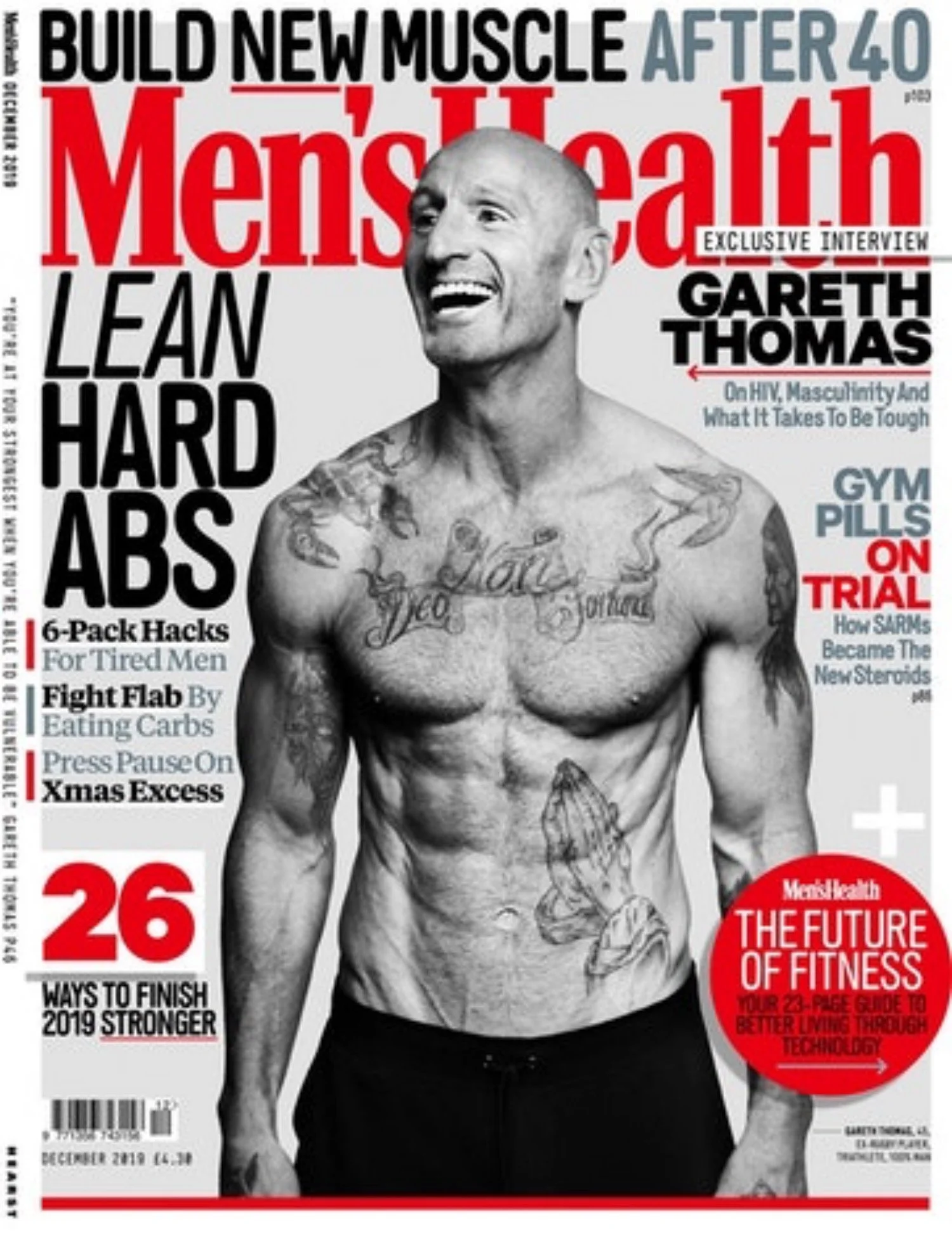 Gareth Thomas - Men's Health Magazine Cover - 2019