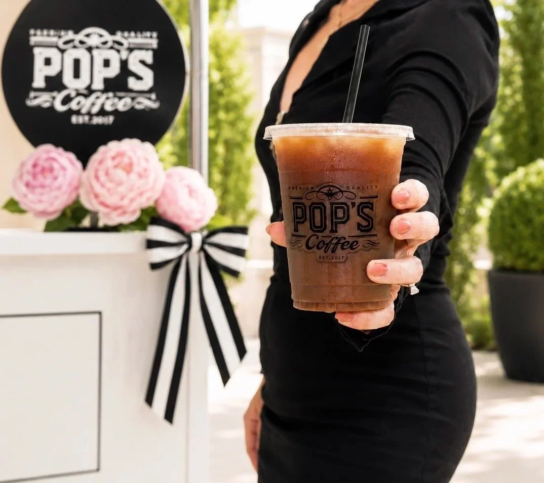 Premium cold brew coffee by Pop's Premium Coffee, featuring small-batch coffee and everyday luxury.