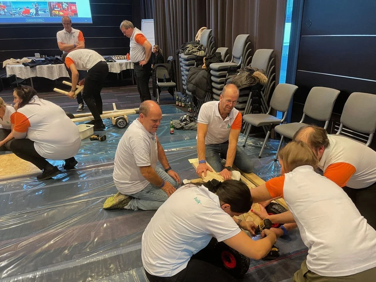 Olabil - byggingen er i gang