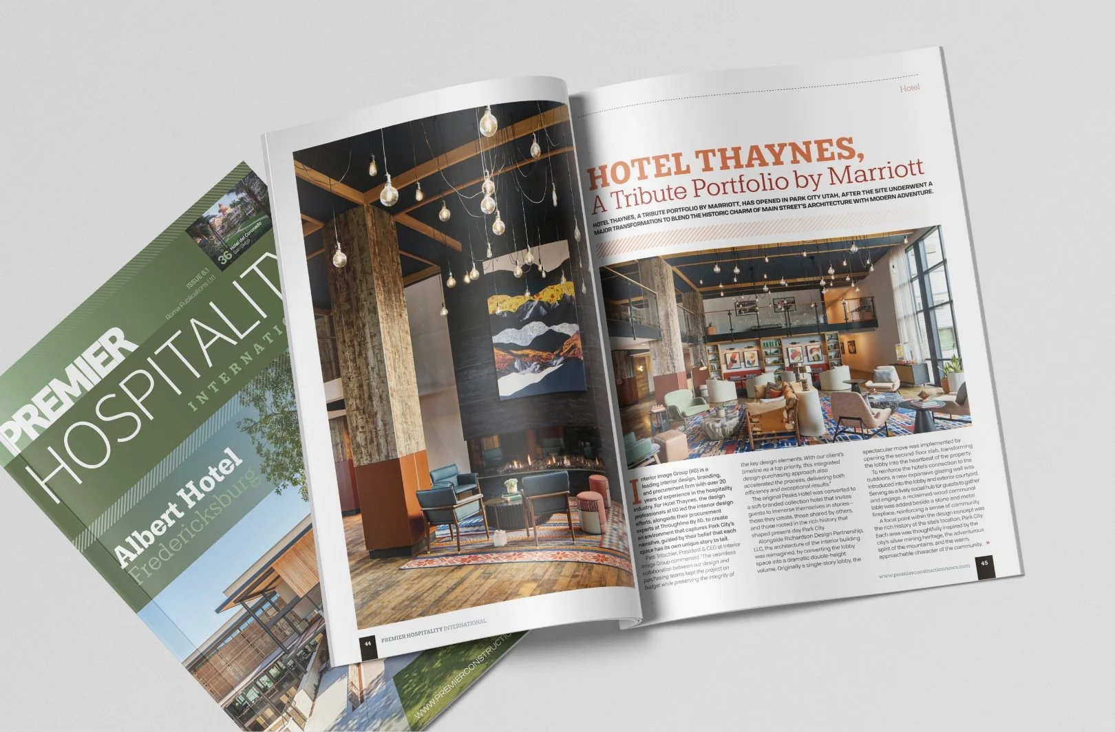 Premier Hospitality International Magazine Feature