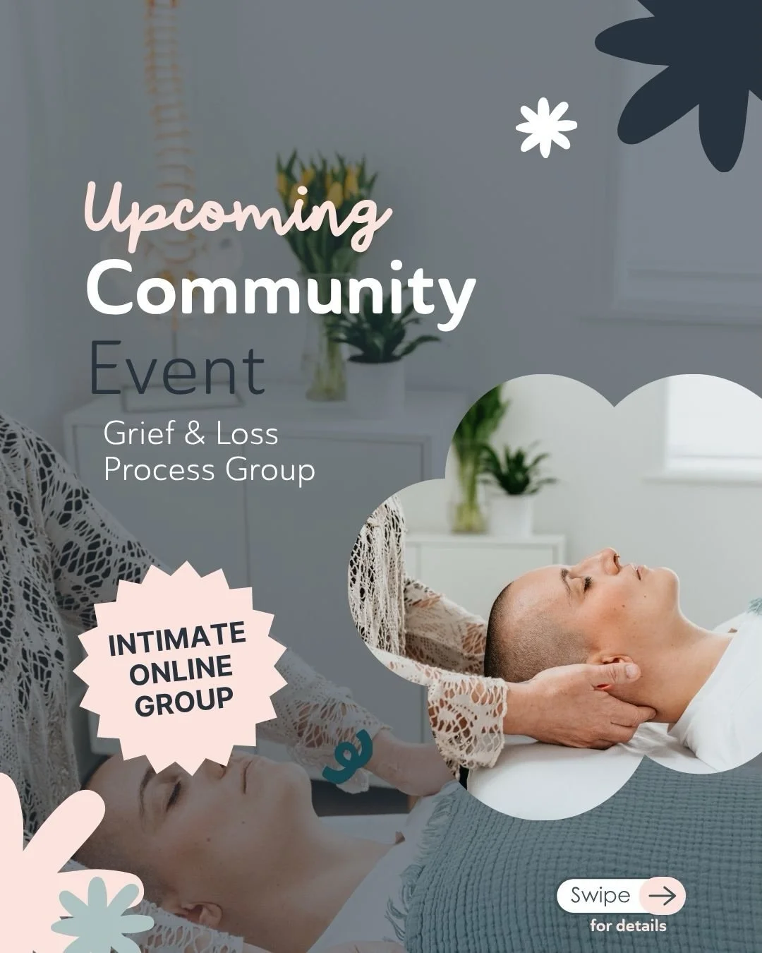 Holding space for grief, together 

We&rsquo;re sharing this beautiful offering from one of our wellness community members. Join Elena Salini, Registered Psychotherapist in this 6-week grief &amp; loss process group. Starting April 1st. 

If you or s