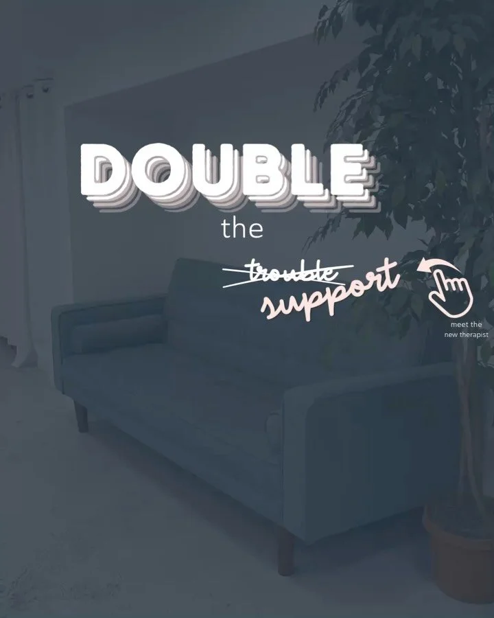 Not double the trouble&mdash;double the support 🤍

We&rsquo;re so excited to introduce (and reintroduce) the newest additions to our team: Dagmara and Elise, Registered Psychotherapists.

Dagmara supports clients navigating attachment patterns, trau