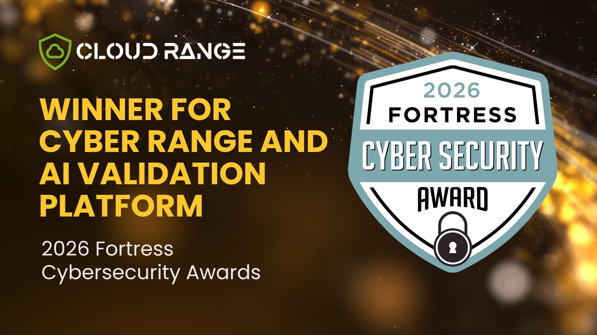 Cloud Range wins 2026 Fortress Cyber Security Award