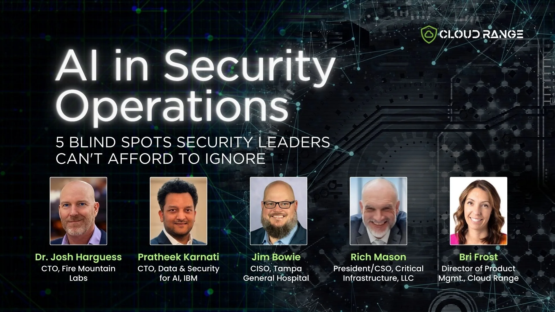 AI in Security Operations Webinar graphic