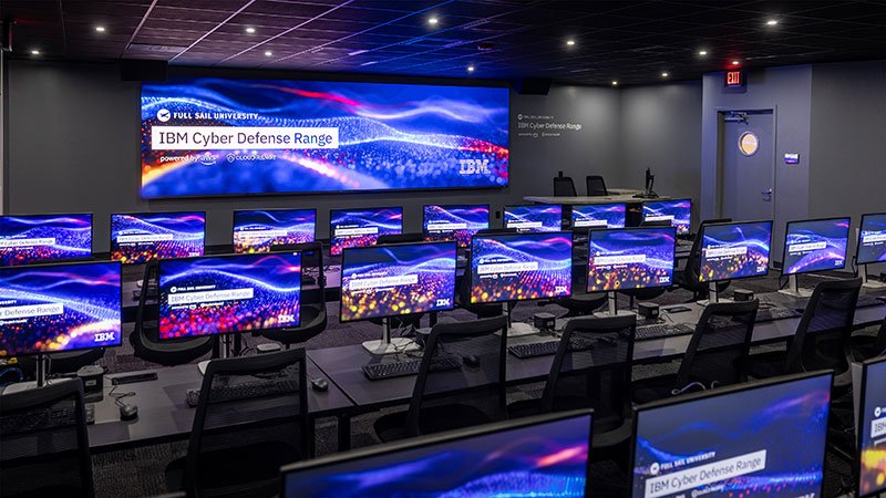 Full Sail University's enterprise-grade Cyber Defense Range powered by AWS and Cloud Range