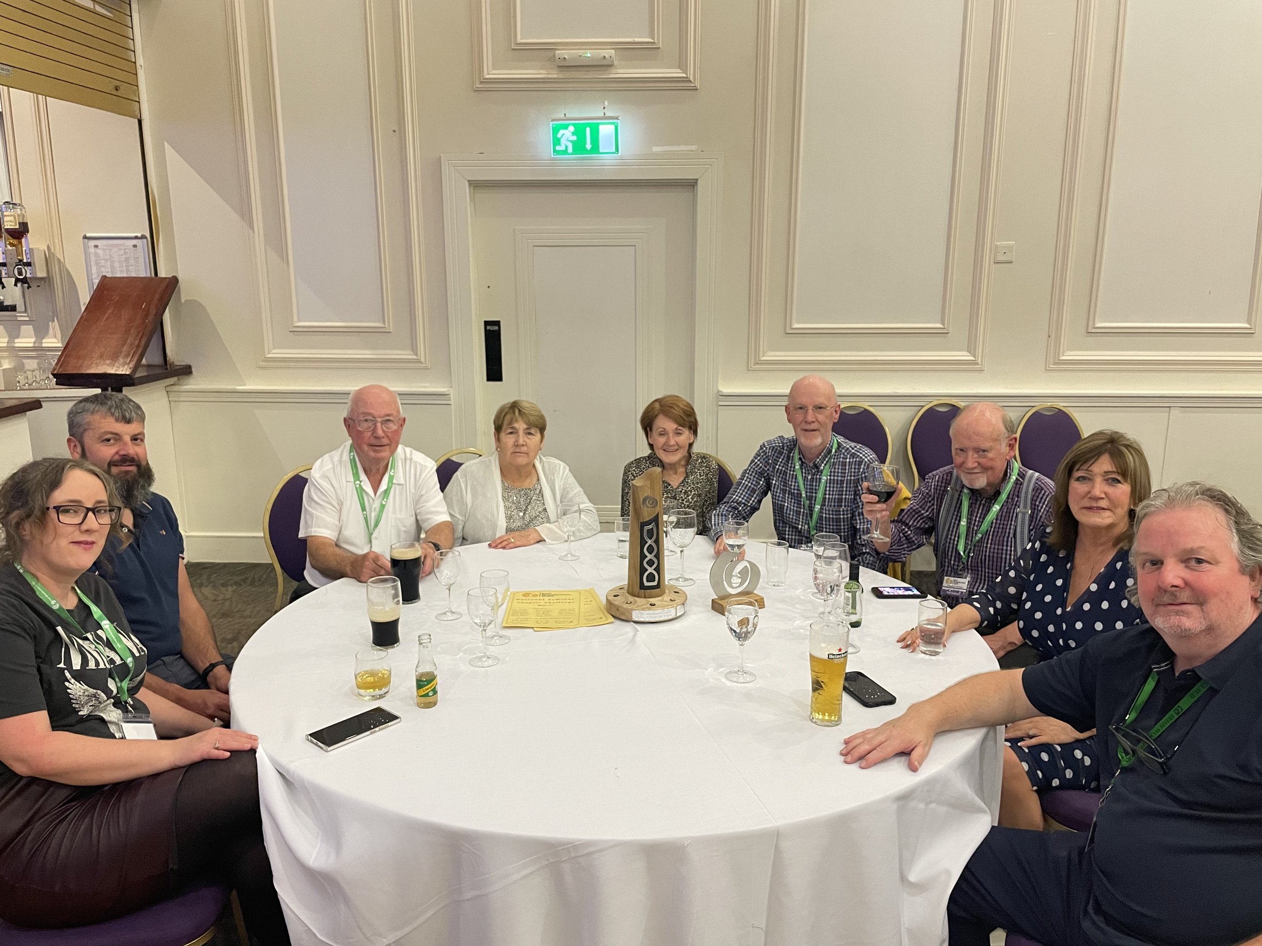 Midlands Chapter table group at IWG Seminar 2023 in Monaghan.JPG