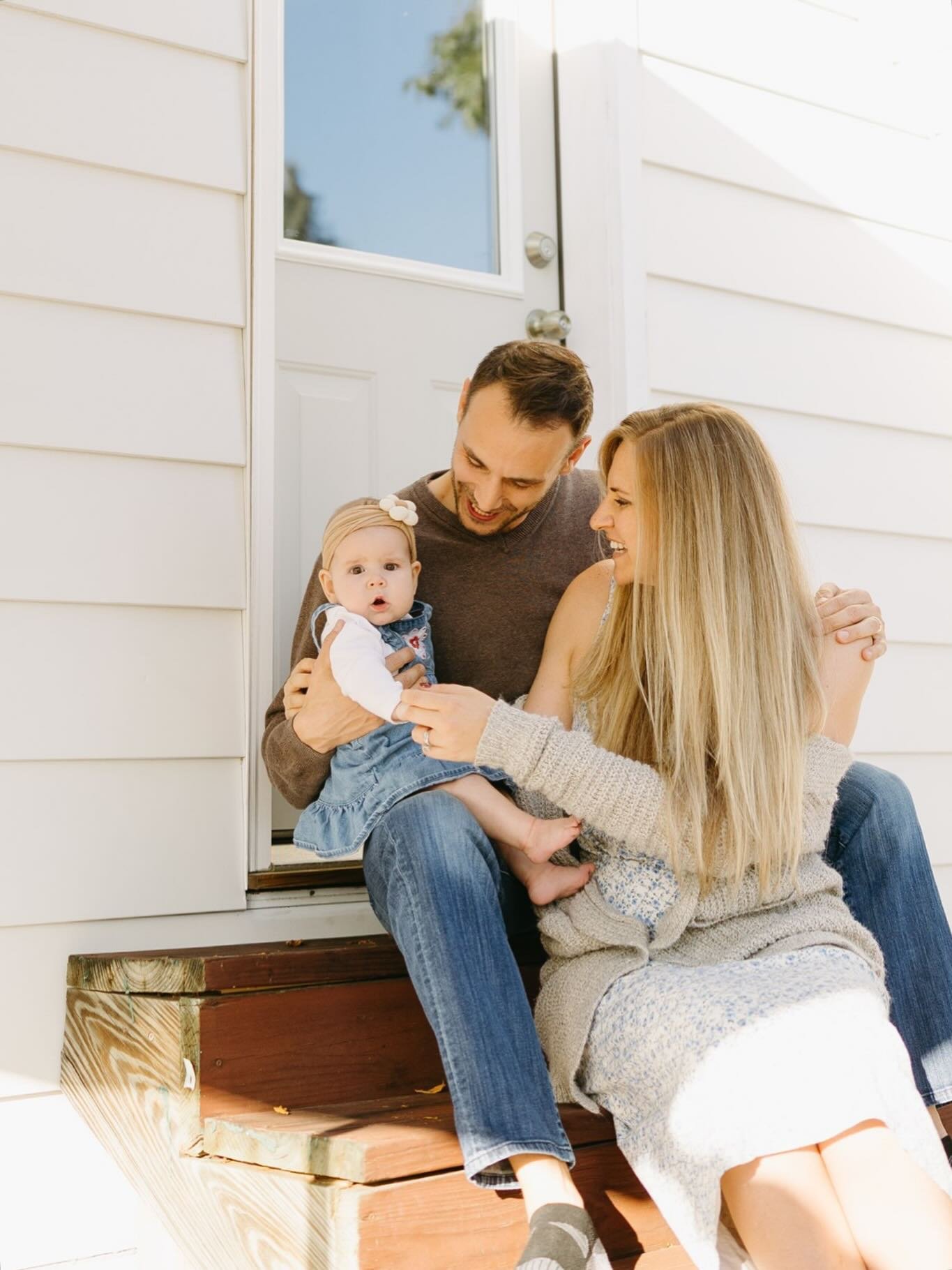The Zochowski&rsquo;s in their first family home.💚