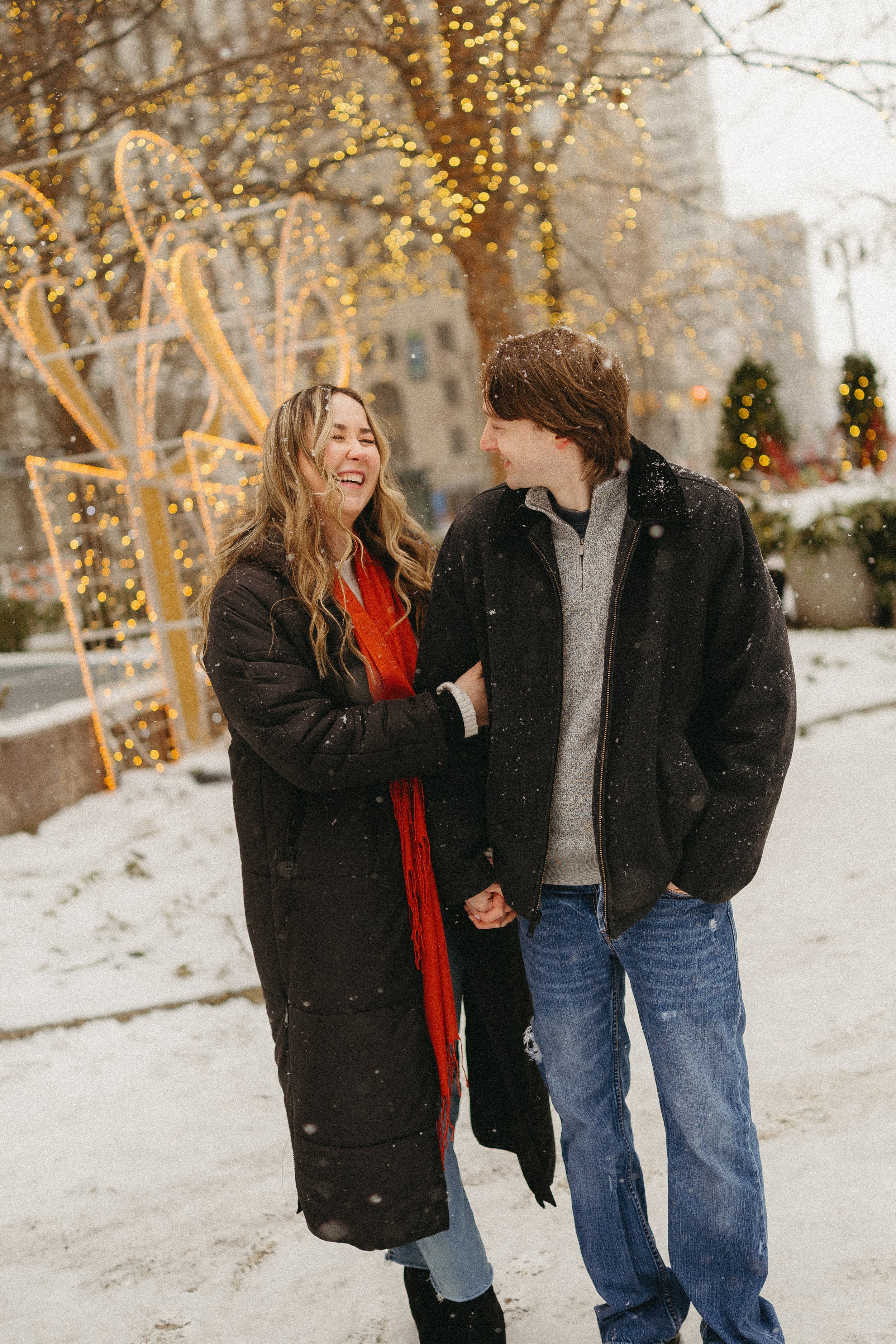 Alyssa + Dylan // Downtown Detroit Engagement