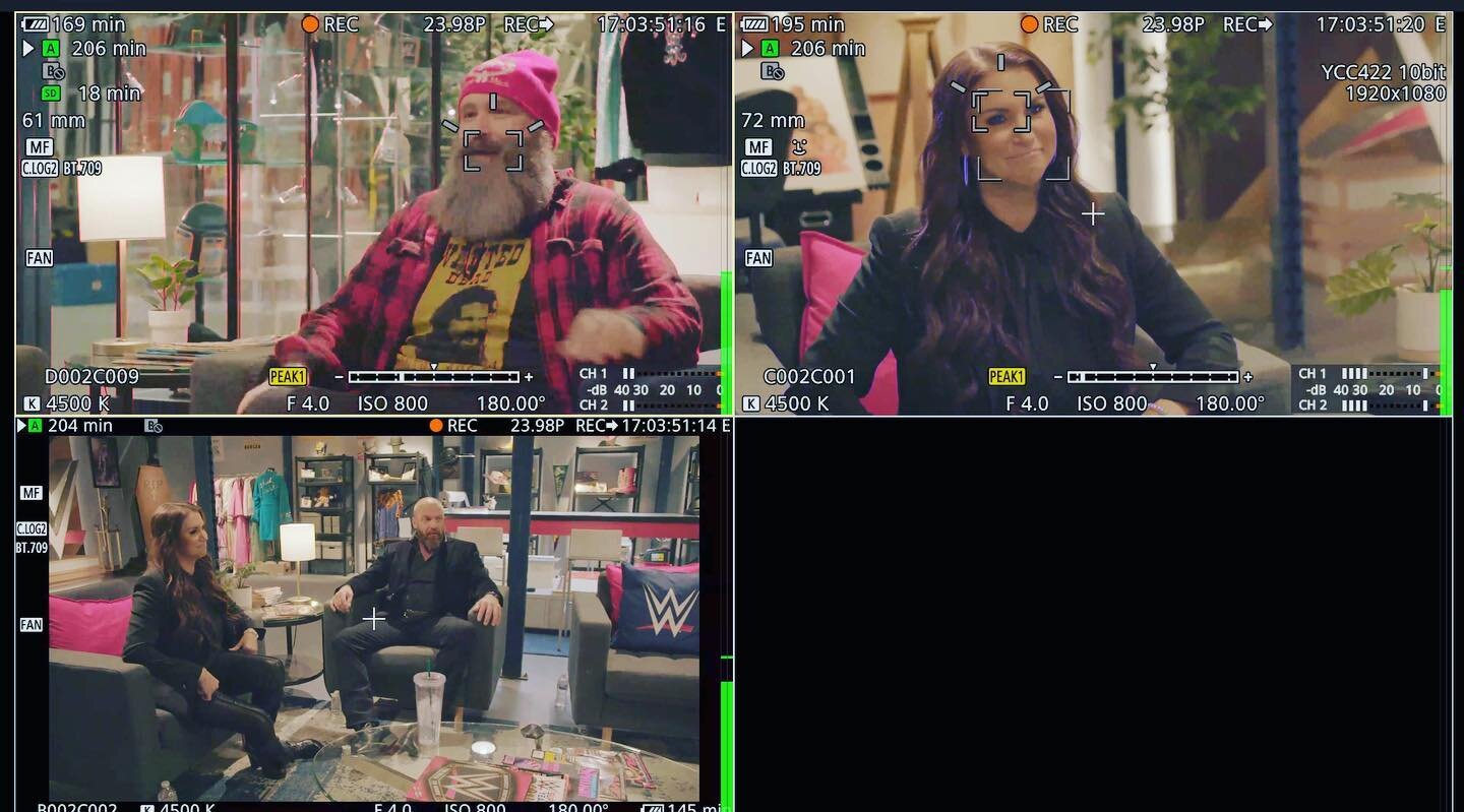 One from the archives to kick off the week. Reuniting these three in the WWE Warehouse as they swapped stories from their legendary careers. 

#filming #tv #realitytv #wwe #mickfoley #mcmahon #tripleh