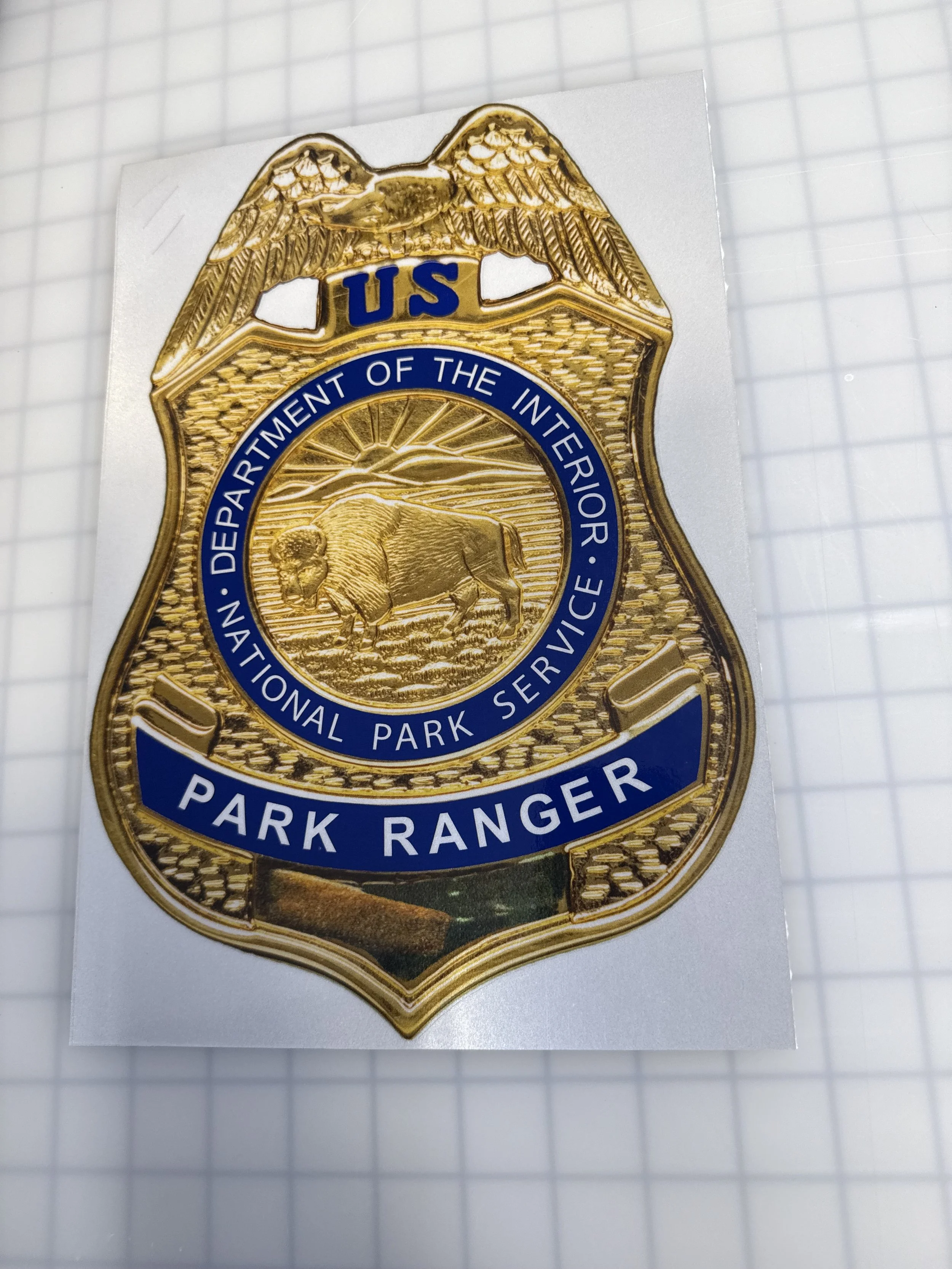 NPS 16 INCH Credential  Shield (Badge)