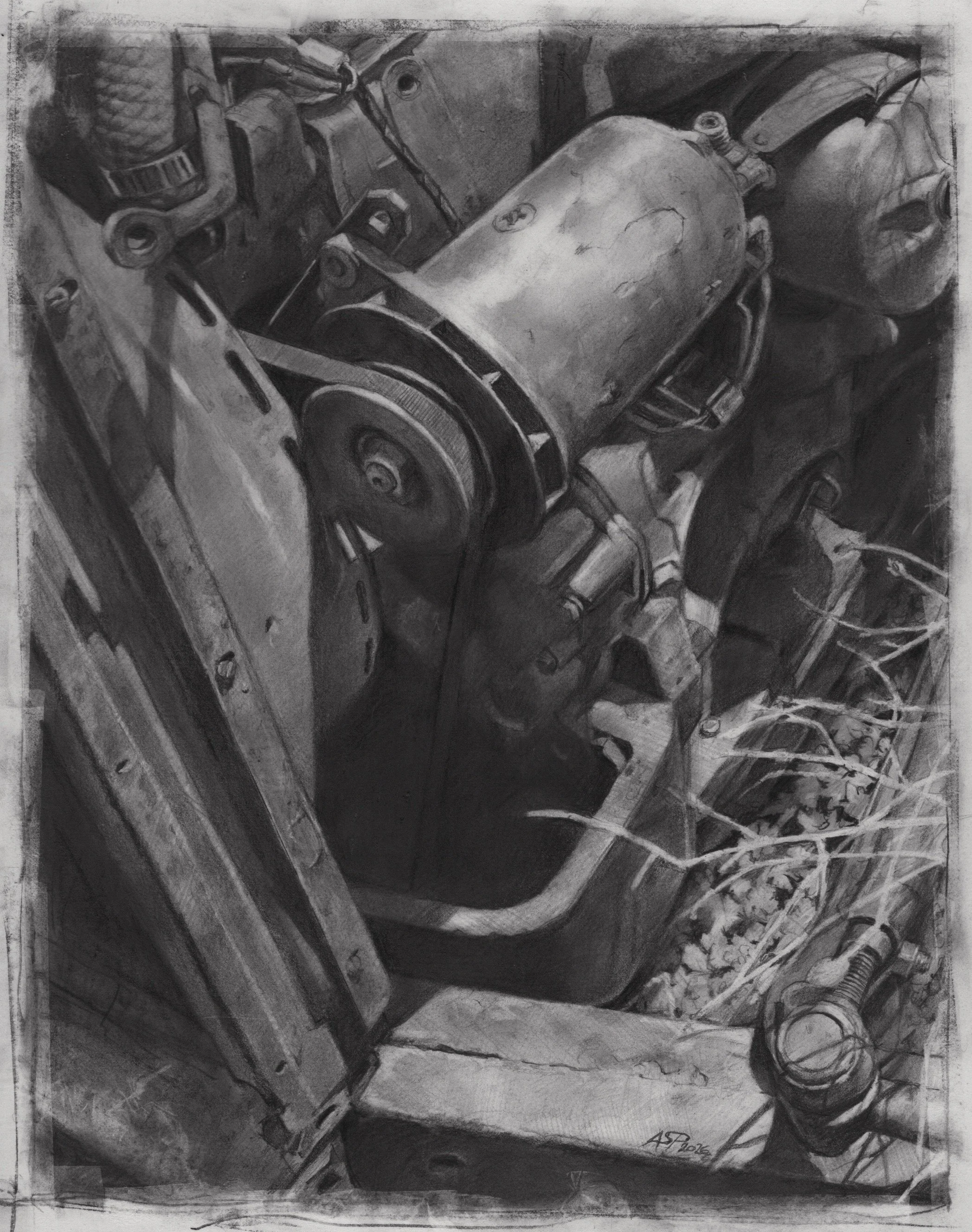  LYNNEVILLE   graphite on arches hot-pressed 11 x  14  