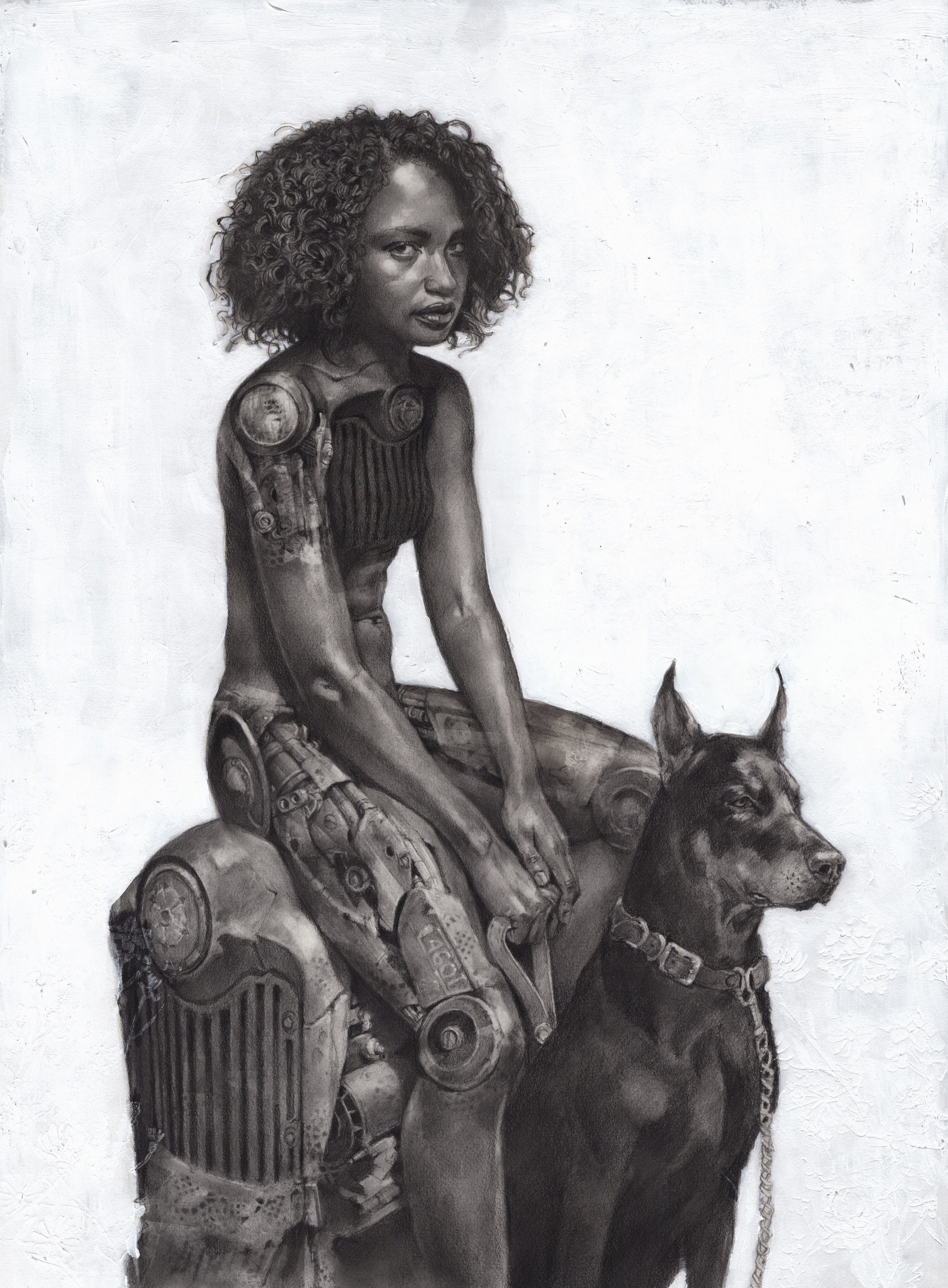 A MACHINE AND HER DOG