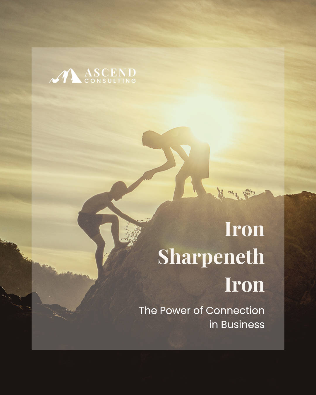 Iron Sharpeneth Iron