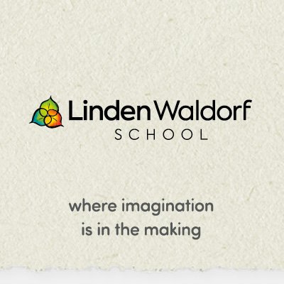 Linden Waldorf School logo with text: Where imagination is in the making