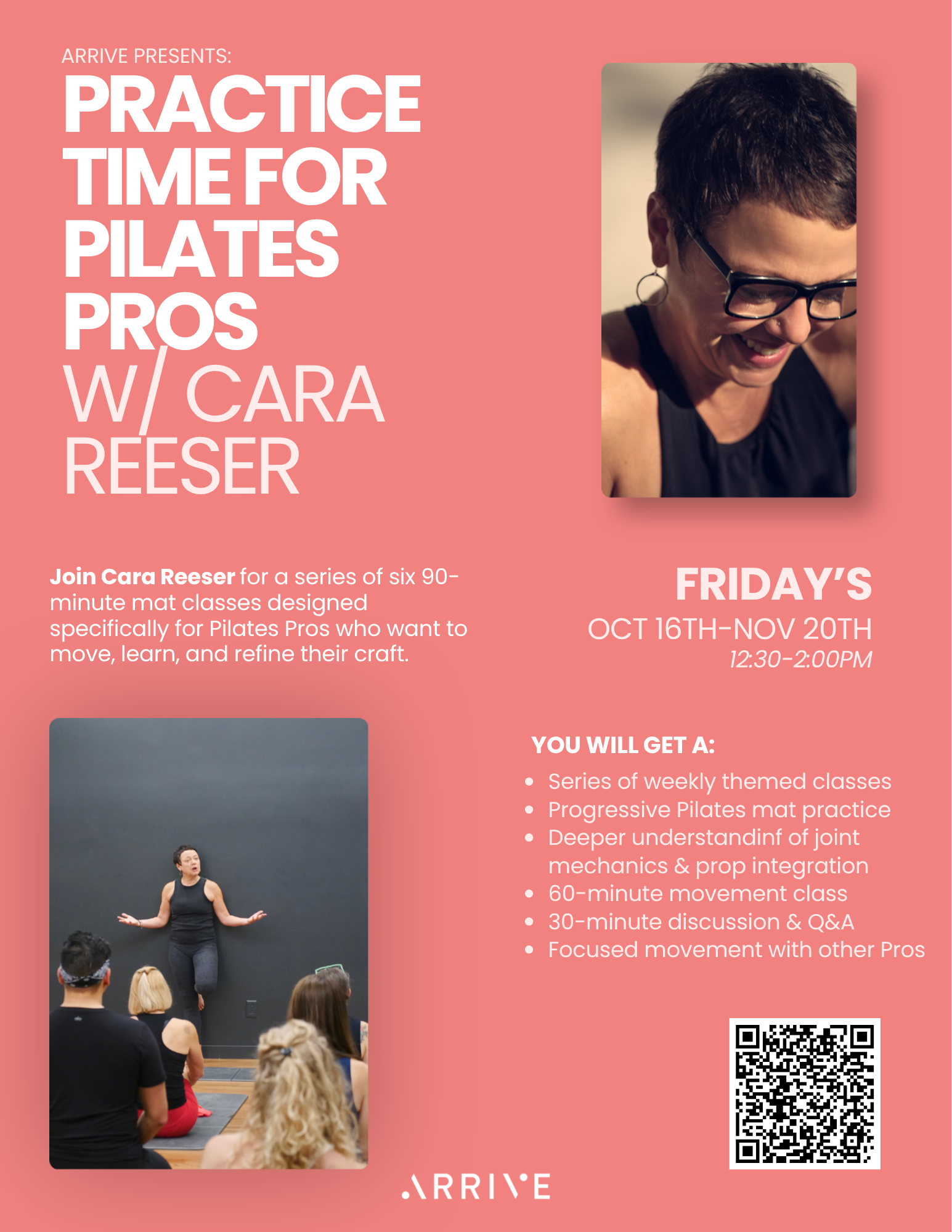 Pilates Practice Time w/ Cara Reeser