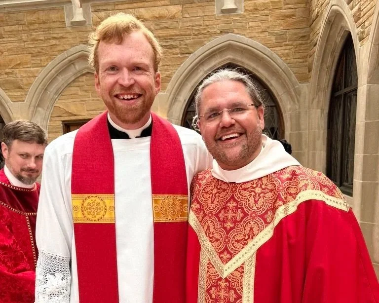 Fr. Ben with former Christ Church seminarian Rev’d Fr. Peter Waggoner, who was ordained to the priesthood at the Cathedral of St. Philip - 6/20/2026