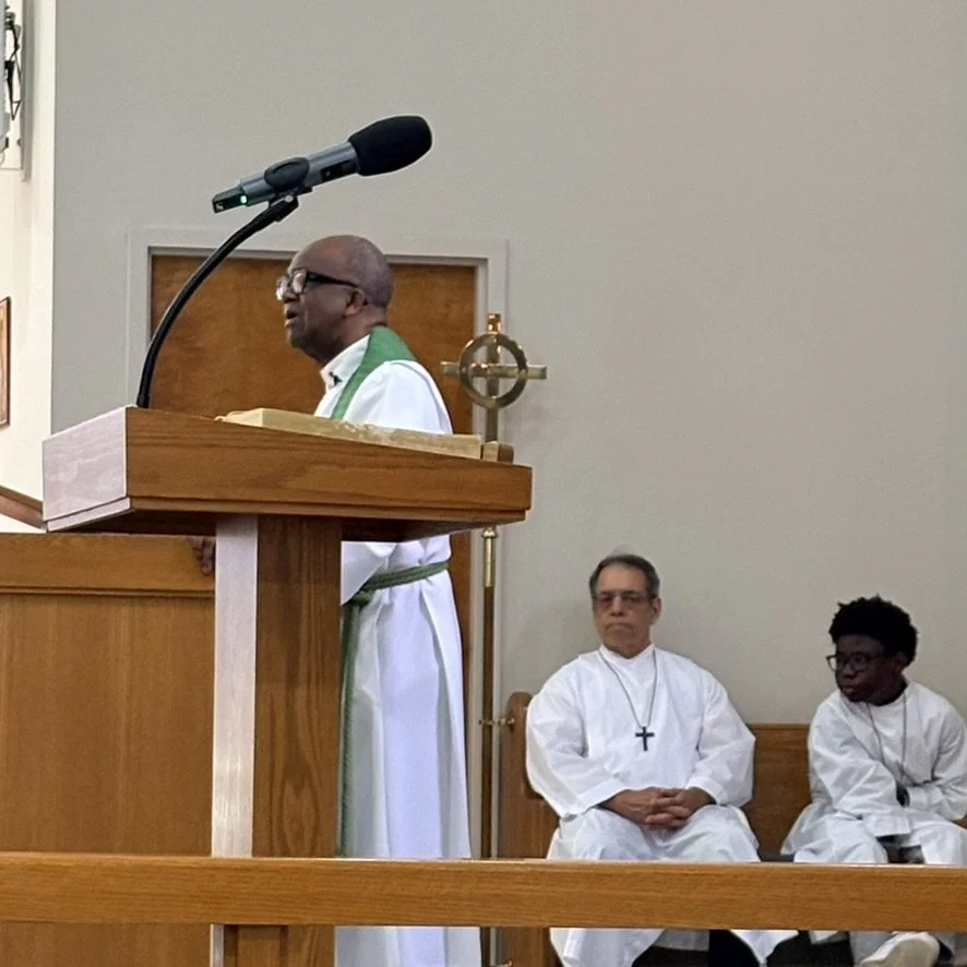 Fr. Lenworth delivering the homily - 7/12/2026