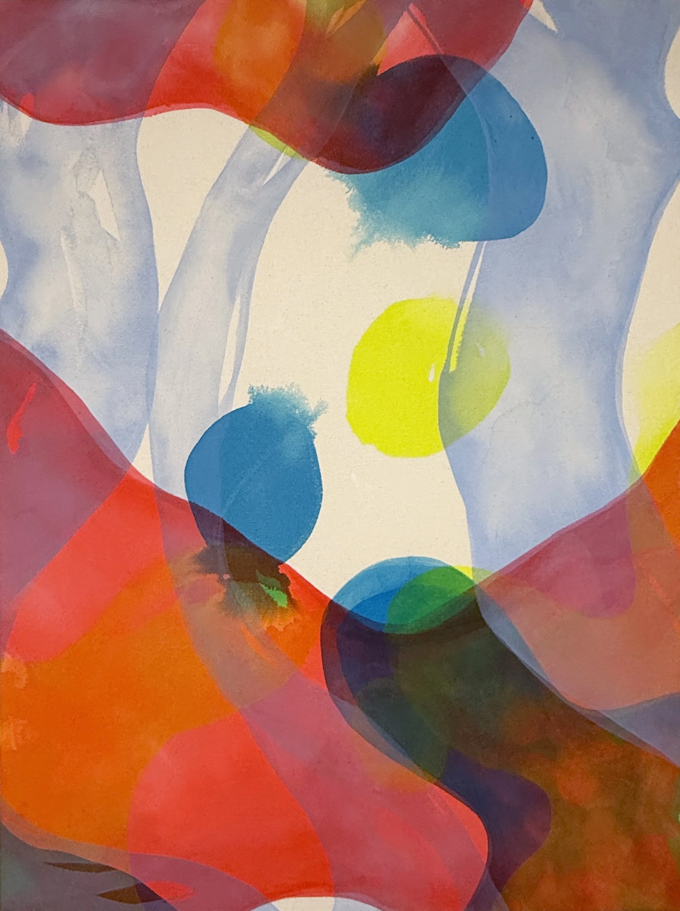 "Meditation VII"
40" x 30"
acrylic on raw canvas