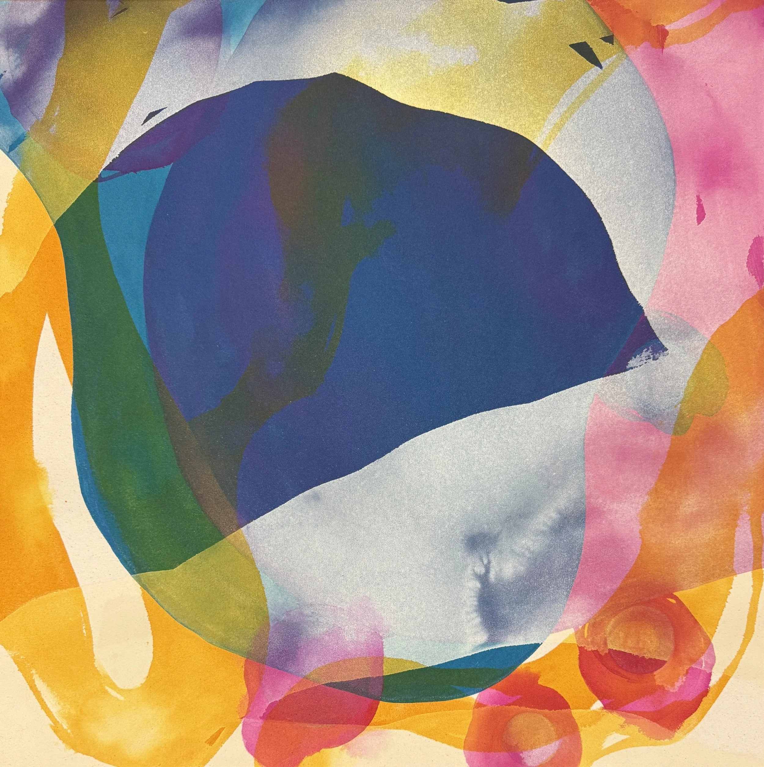 "Meditation II"
30"x30"
acrylic on raw canvas