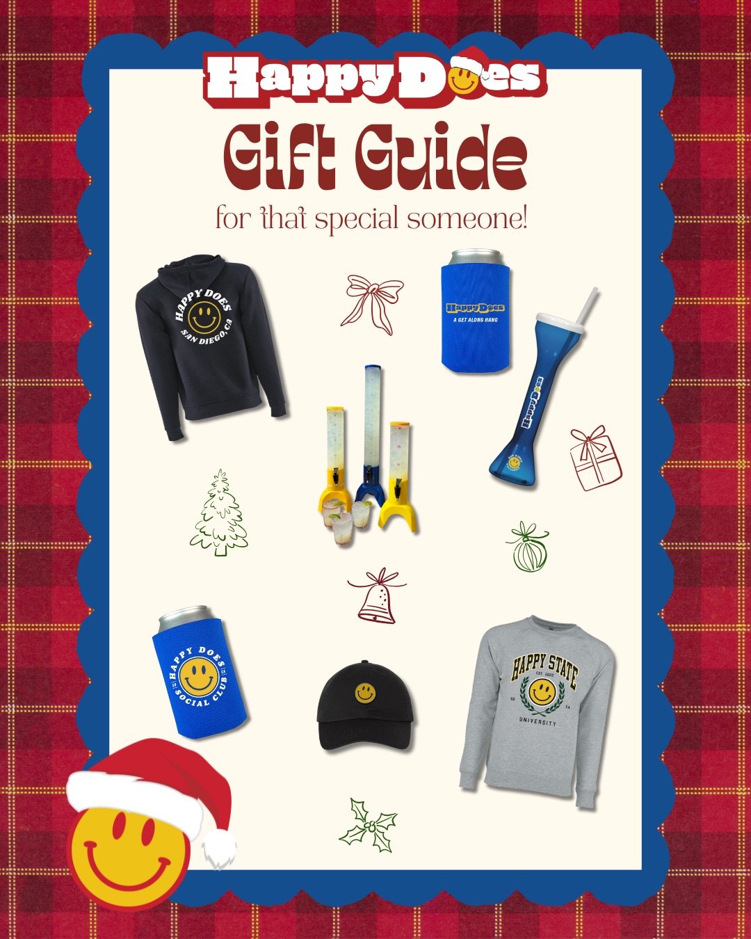 Last minute shopping?! 🎁 Have no fear, Happy Does is here! Give the gift of HAPPINESS to your favorite people. Happy Gift Cards available for purchase. Link in bio!