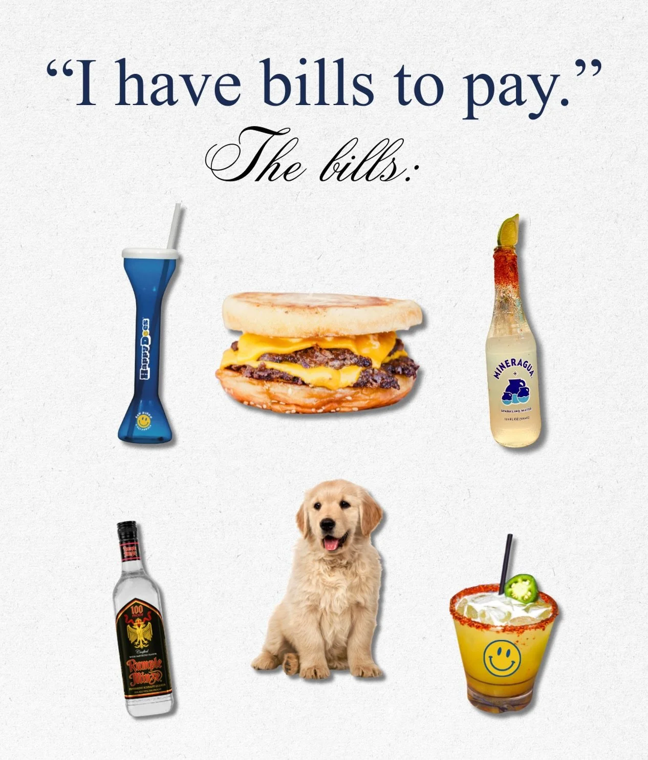 Save $$$ for your bills with happy hour specials until 6pm! 😉

HAPPY HOUR
🍔$3 Crispy Chicken Slider &bull; Happy Slider
🍺$5 Select Beer
🍷$6 House Wine &bull; Seltzer