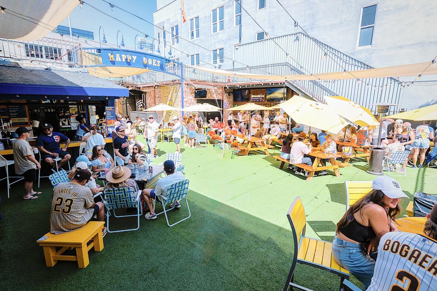 We&rsquo;re patio pregaming for game 2! Let&rsquo;s get after it. Go PADRES! ☀️🤎