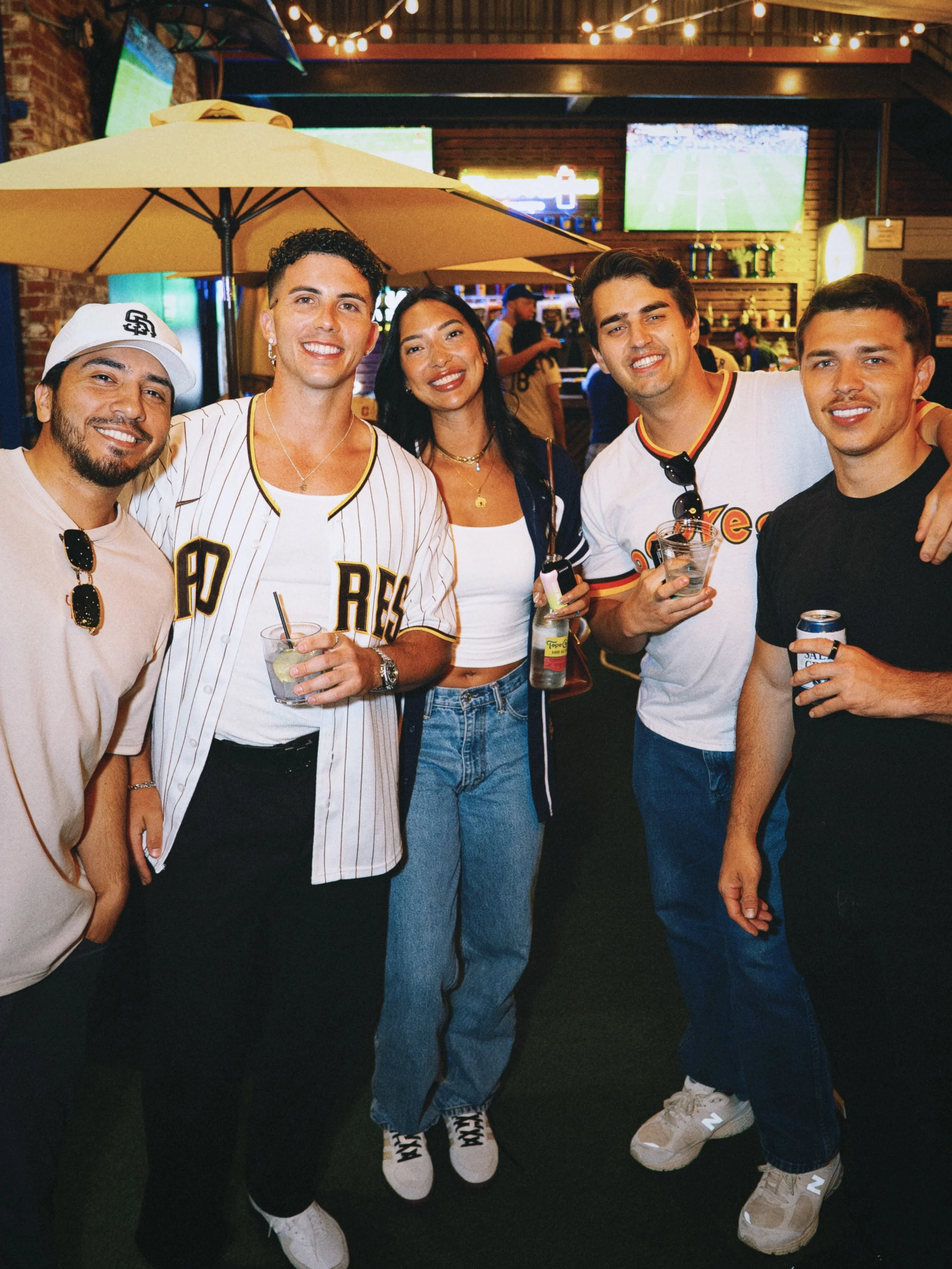 Double the World Cup matches, triple your shot glasses 😮&zwj;💨 Catch Norway vs. England and Argentina vs. Switzerland on the big screen plus stay for the Padres pregame! ⚽️⚾️

 🪩CLUB HAPPY @ 9PM with @sirspitz