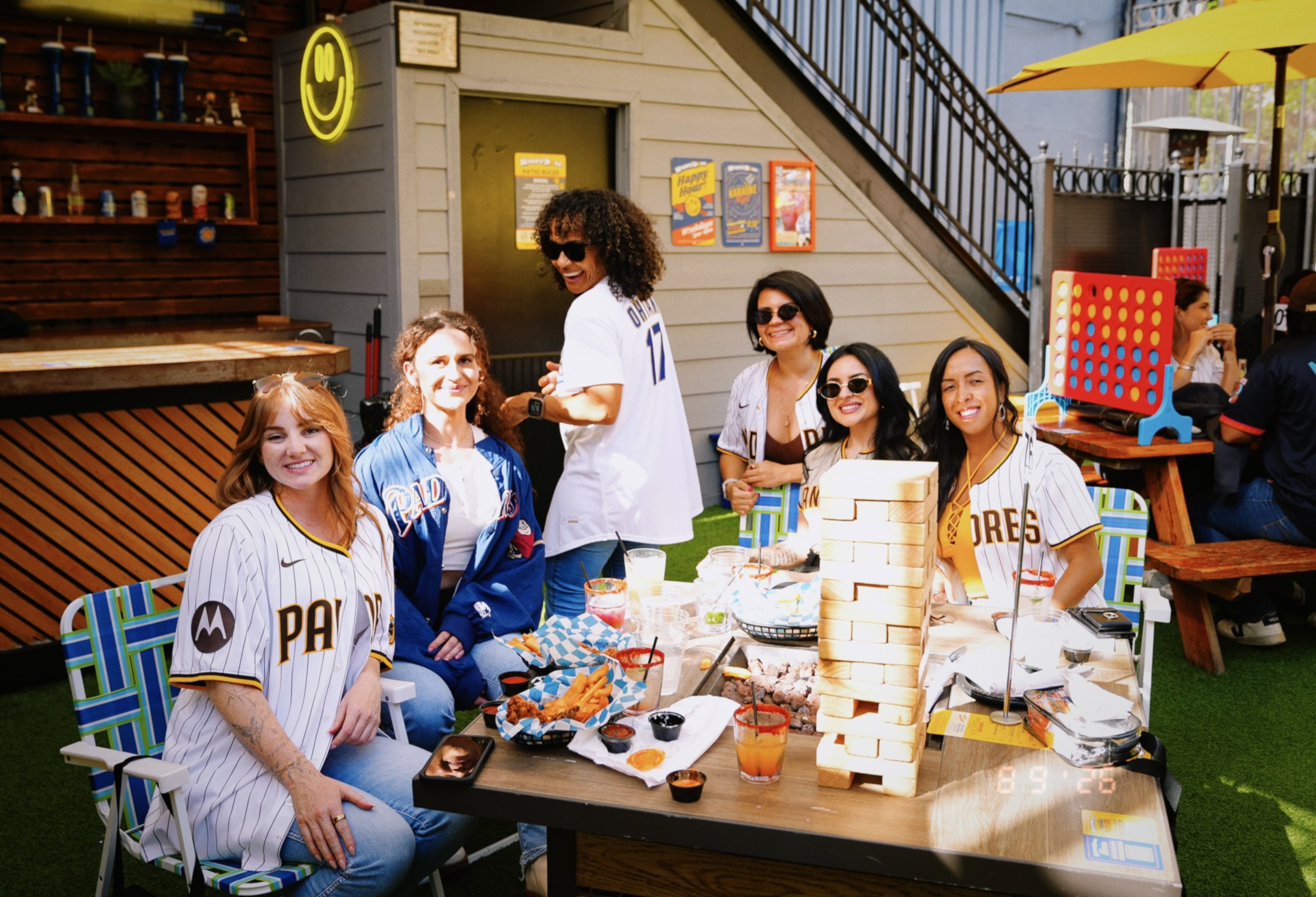 Soak up the sun and drinks before first pitch ☀️🍹⚾️ Go PADRES!