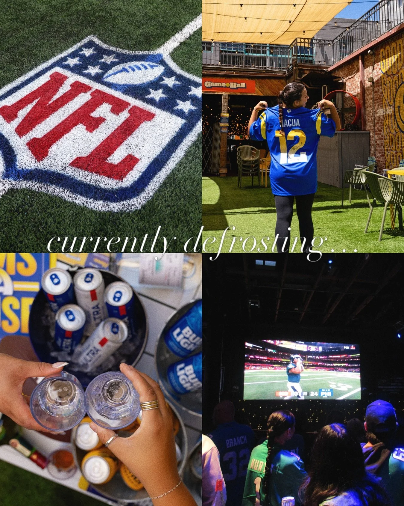 Defrosting 🧊🏈 See you next Thursday for @rams vs. 49ers watch party!