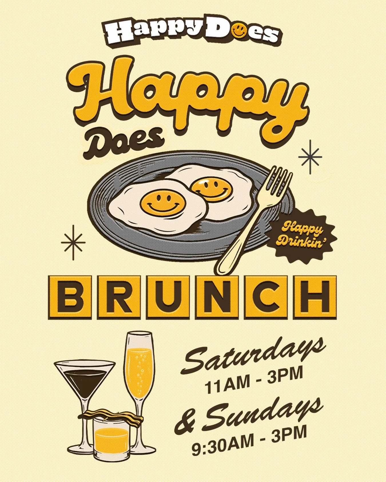 Wake up, babe&mdash;NEW BRUNCH just dropped! 😮&zwj;💨🥓🥃🍳 Make your weekends happier with us. Less snoozin&rsquo;, more BOOZIN&rsquo;!