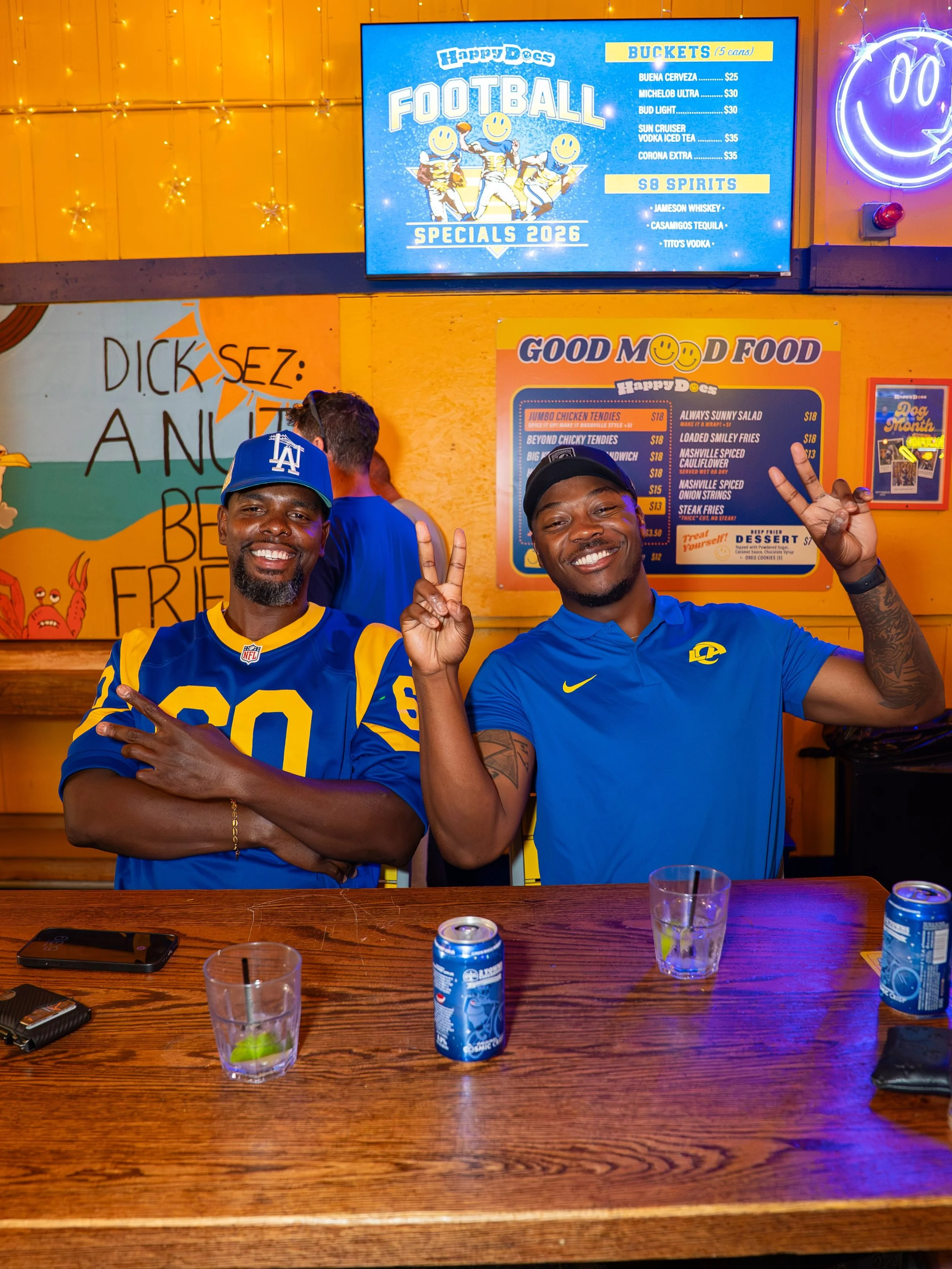 HAPPY GAME DAY! Wear Rams gear and get 15% OFF your tab. We&rsquo;ll be serving drink specials and raffling off @padres tickets! Doors OPEN @ 3PM. Let&rsquo;s go RAMS! 🐏🏠