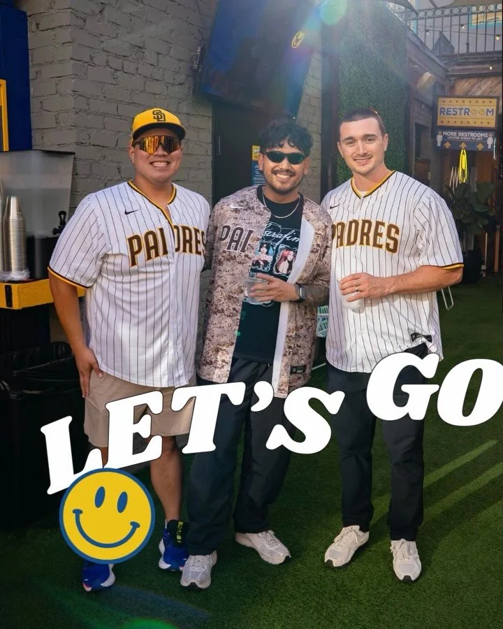 Keeping the faith for GAME 3! 🙏🏼⚾️ Pregame at Happy before heading to the ballpark or come watch with us. Let&rsquo;s goooooo PADRES! #lfgsd