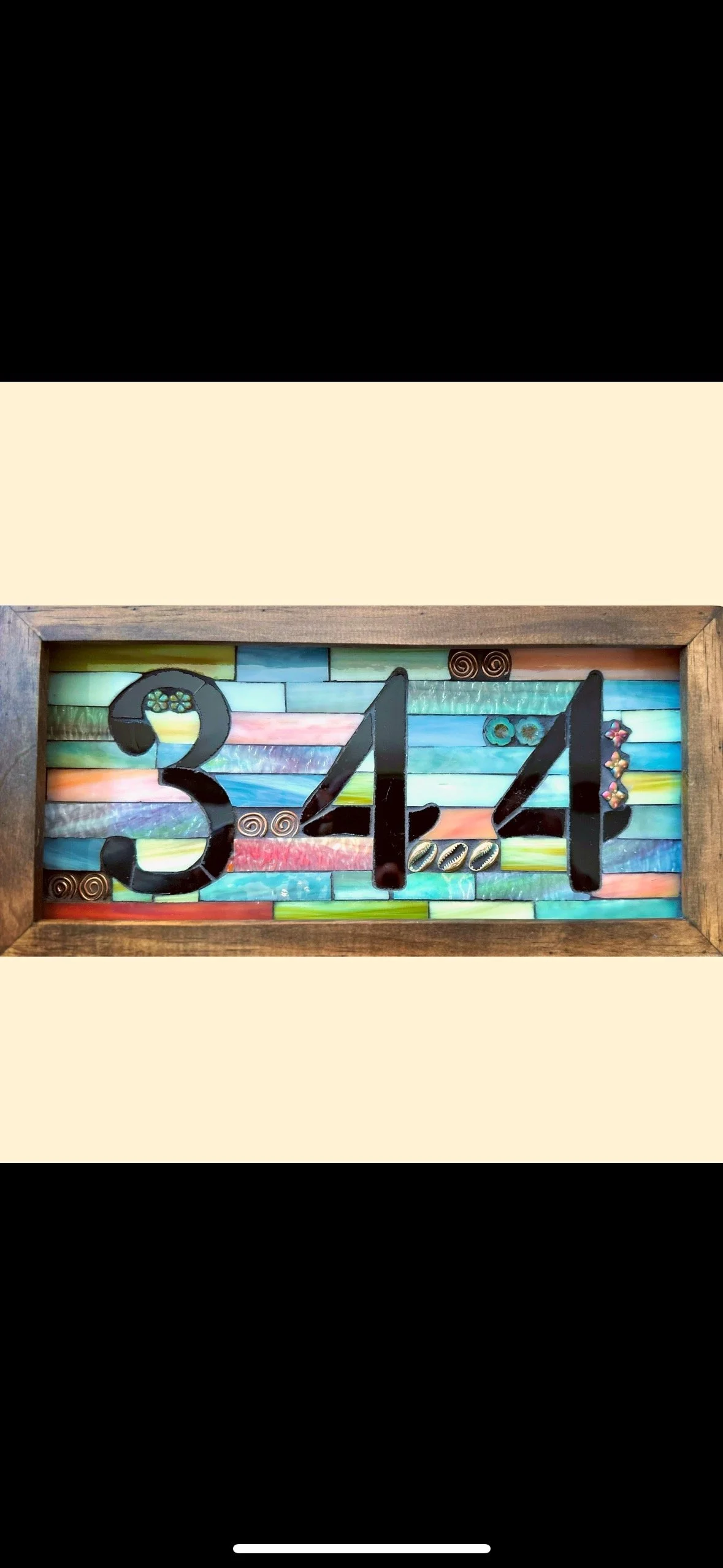 Mosaic House Number Plaque Class