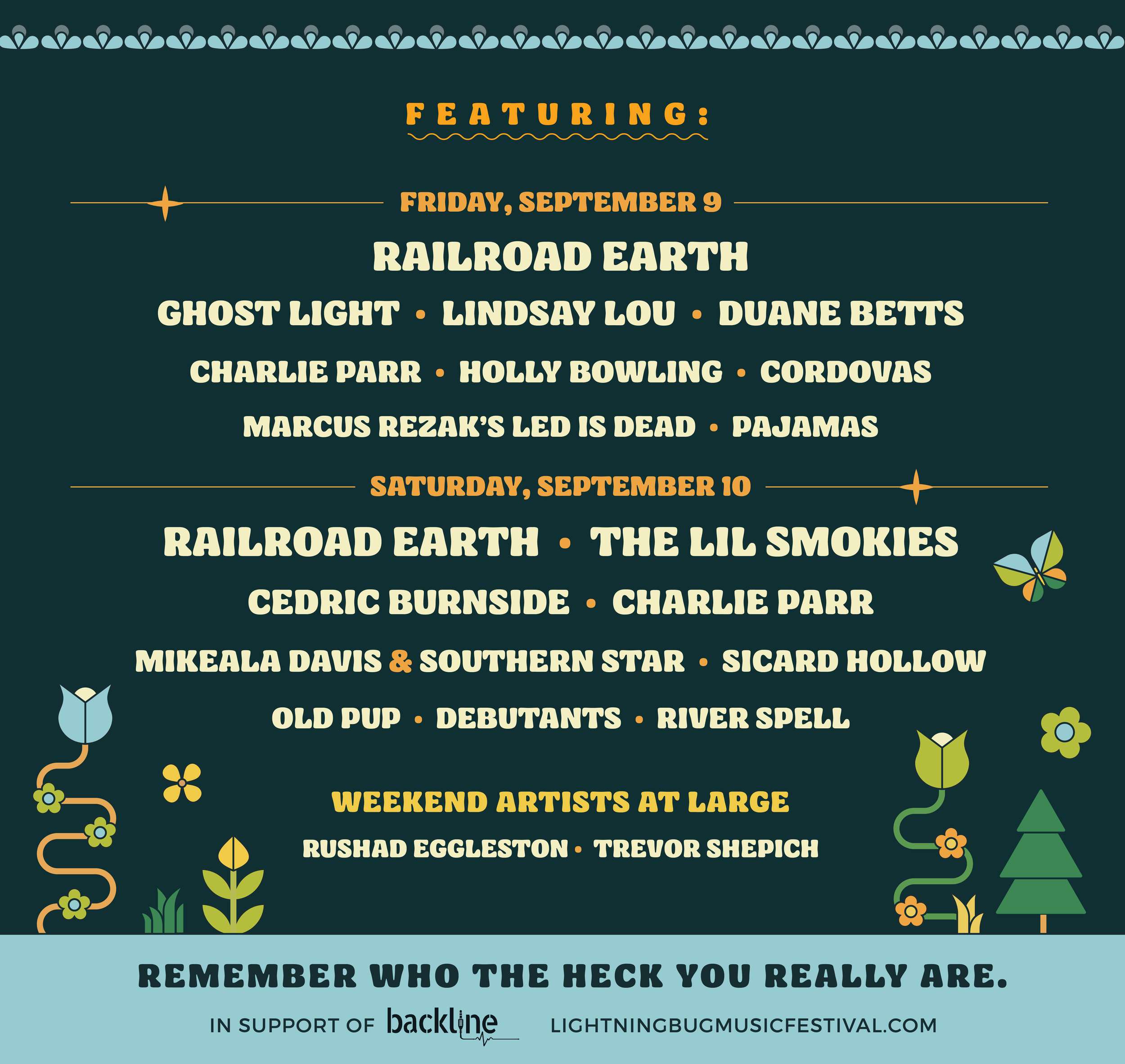 Lineup — Lightning Bug Music Festival