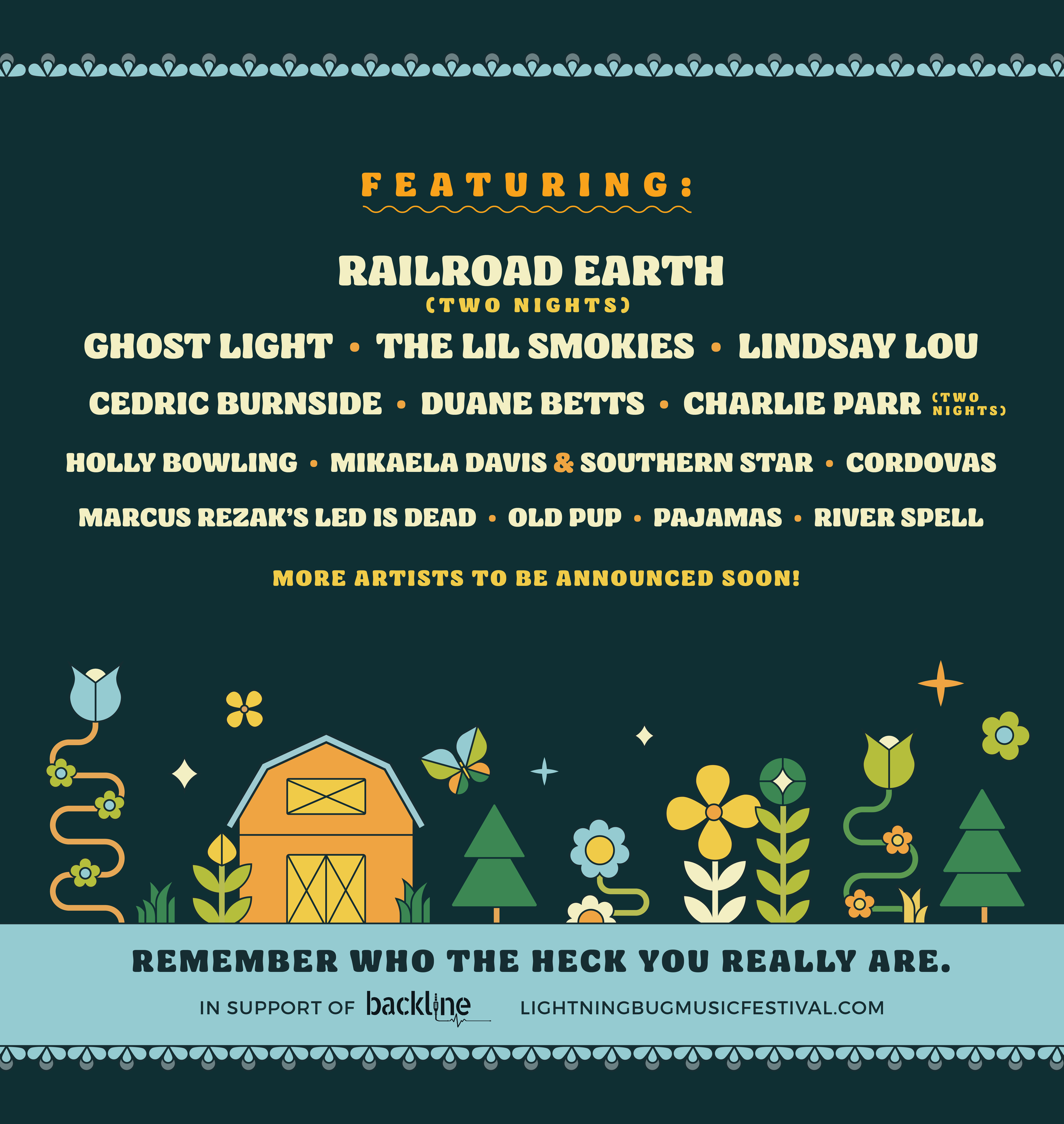 Lineup Original — Lightning Bug Music Festival