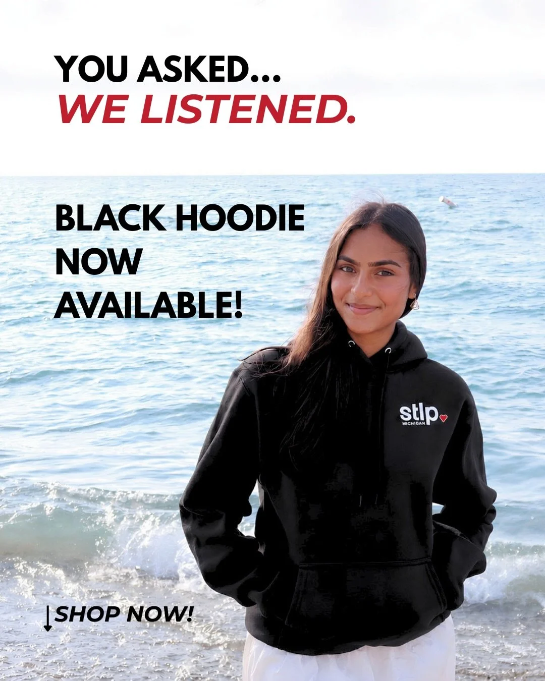 You asked. We listened.

Black STLP x Michigan Hoodie is now available!