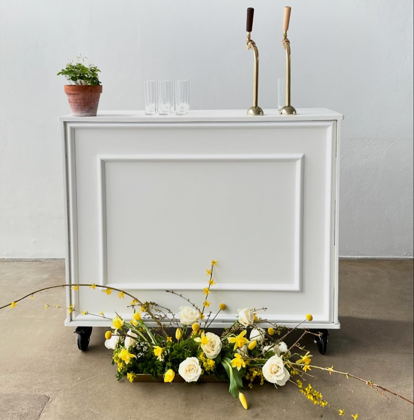 A portable bar that fits into any setting🌻