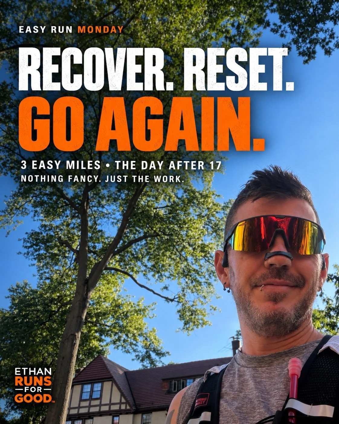 Easy Run Monday.

After Sunday&rsquo;s Broadway Mile + warmup + 17 hilly miles, today had exactly one job:

absorb the work.

3.07 easy miles through Forest Park.
29:12 &bull; 9:30/mi &bull; 142 avg HR.

Nothing heroic. Nothing to chase. Just an easy